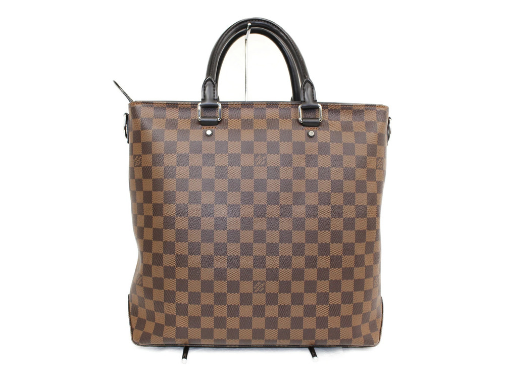 Louis Vuitton Brown Jake Handbag Tote Damier Canvas Brown